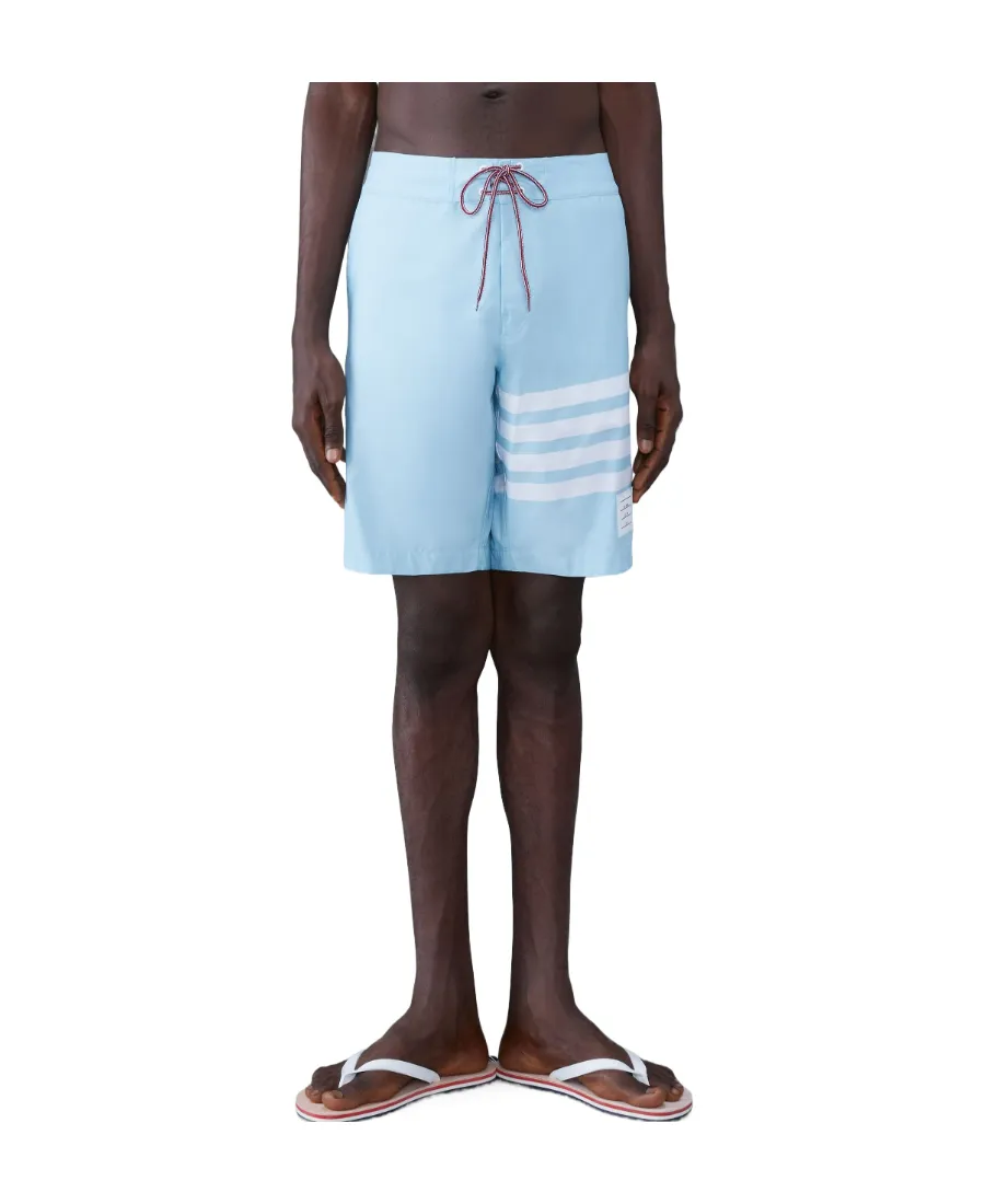 4-Bar Drawstring Shorts