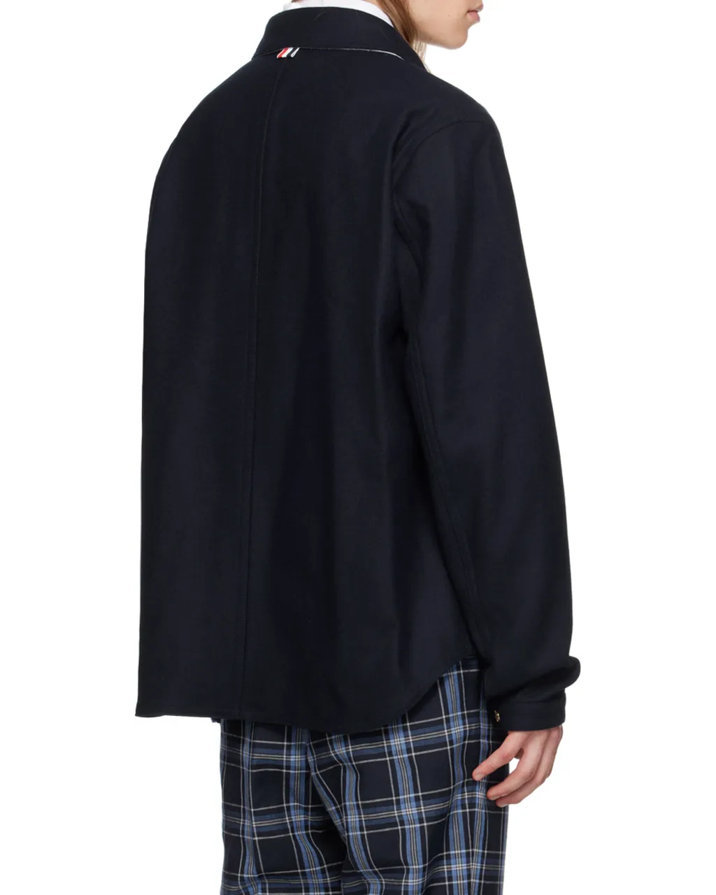 Stripe Detailed Buttoned Jacket