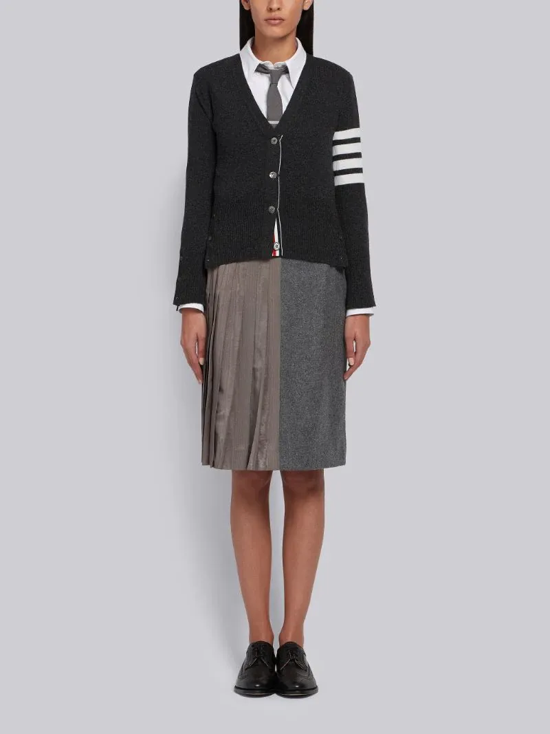 4-Bar V-Neck Cardigan