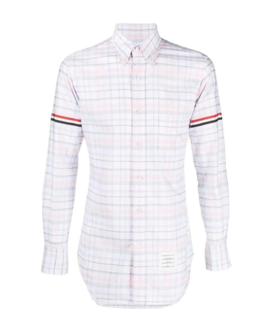 Checked Long-Sleeved Shirt