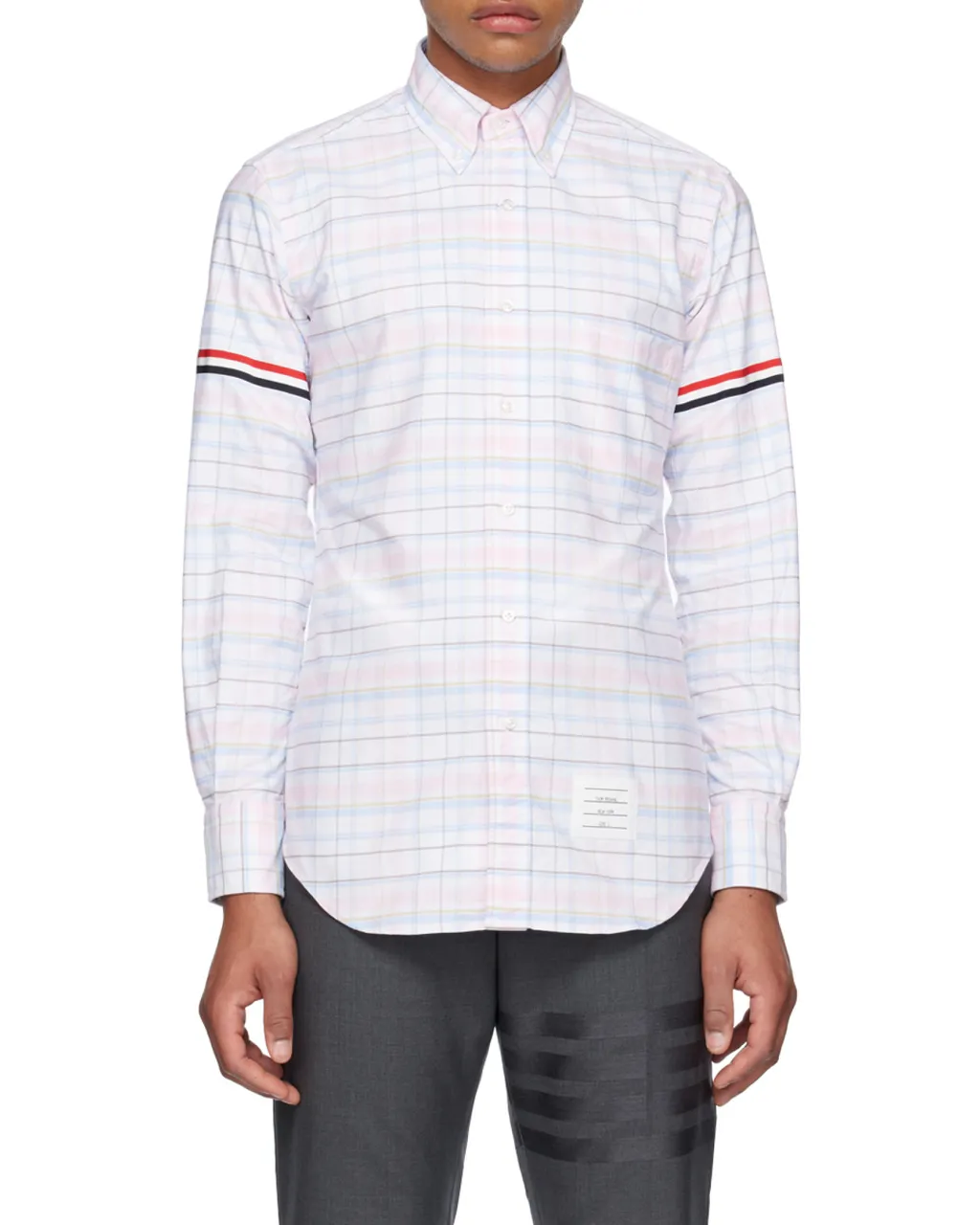 Checked Long-Sleeved Shirt
