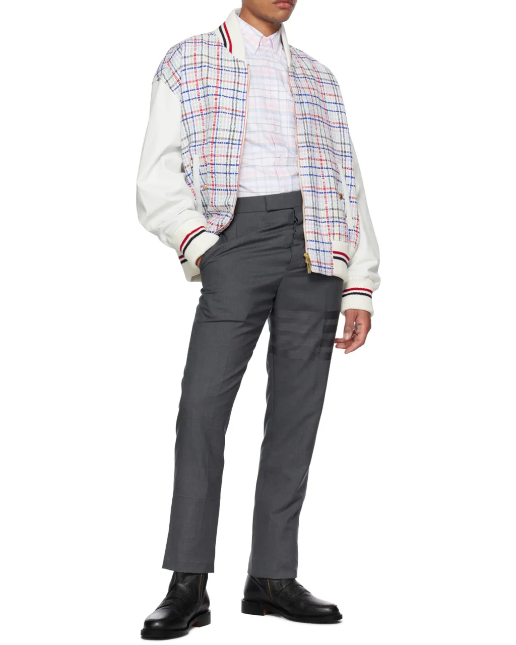 Checked Long-Sleeved Shirt