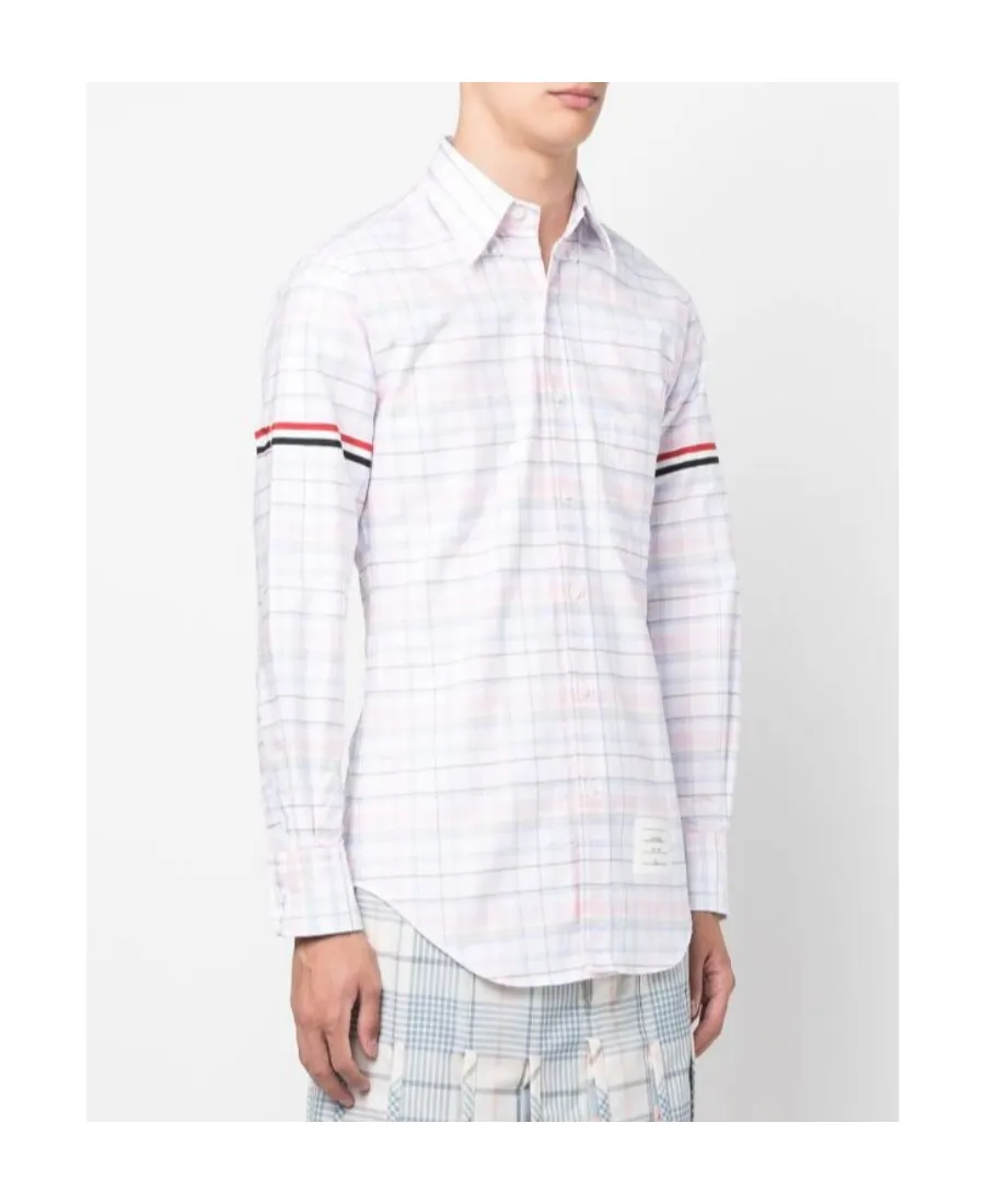Checked Long-Sleeved Shirt