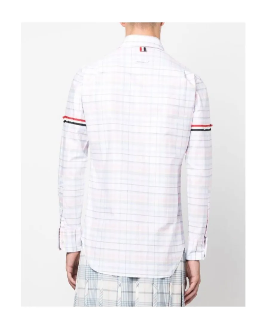 Checked Long-Sleeved Shirt