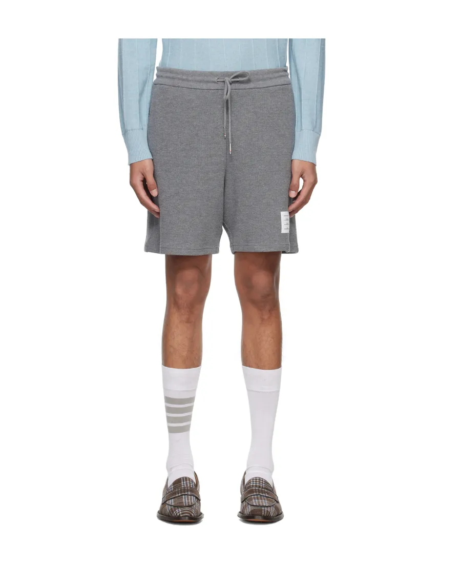 Logo Patch Drawstring Shorts