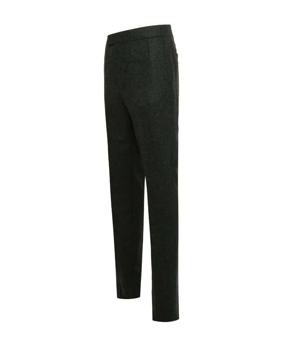 Straight-Leg Tailored Pants