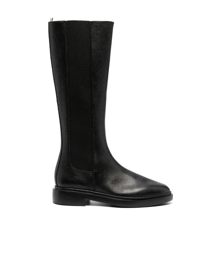4-Bar Knee Length Chelsea Boots