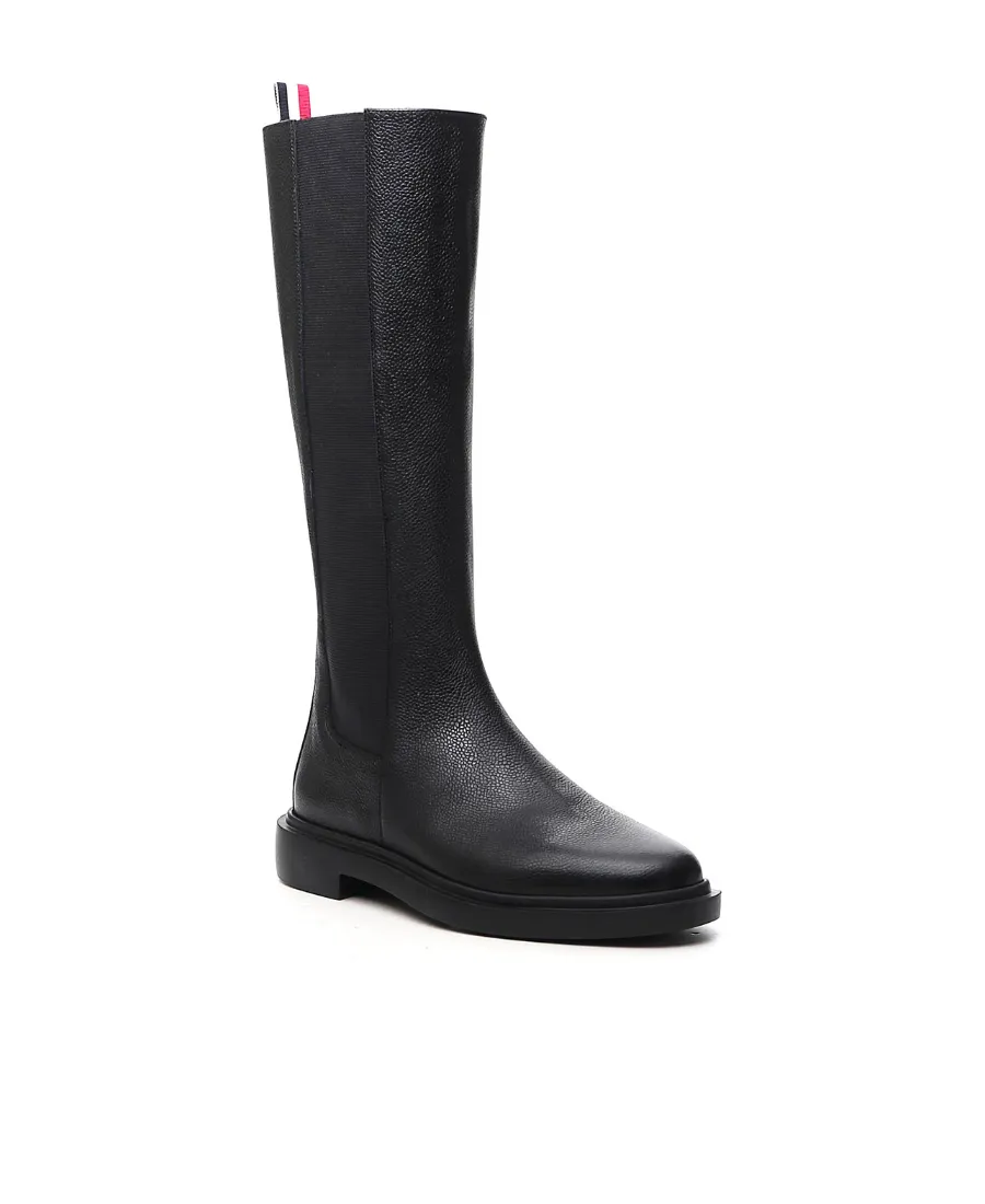 4-Bar Knee Length Chelsea Boots