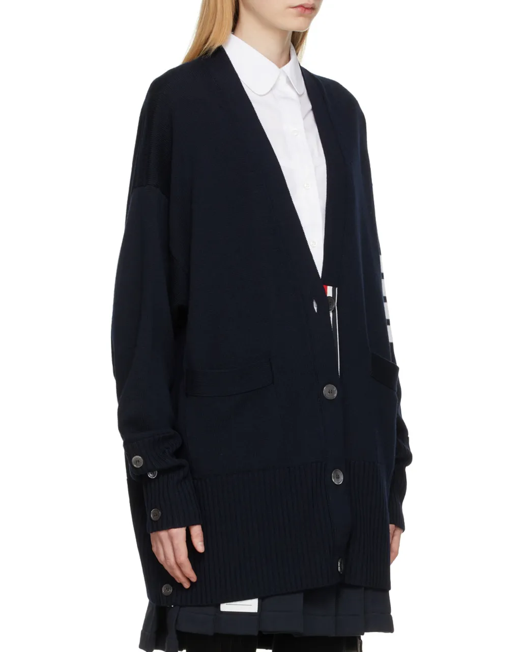 4-Bar Stripe Cardigan