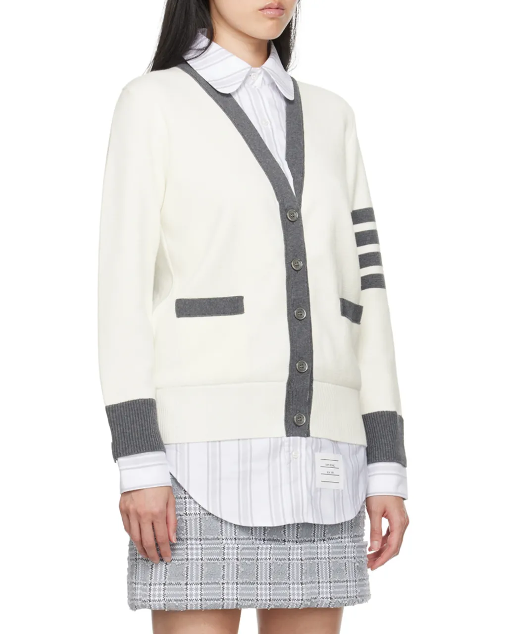 Milano Oxford Layered Shirt Cardigan