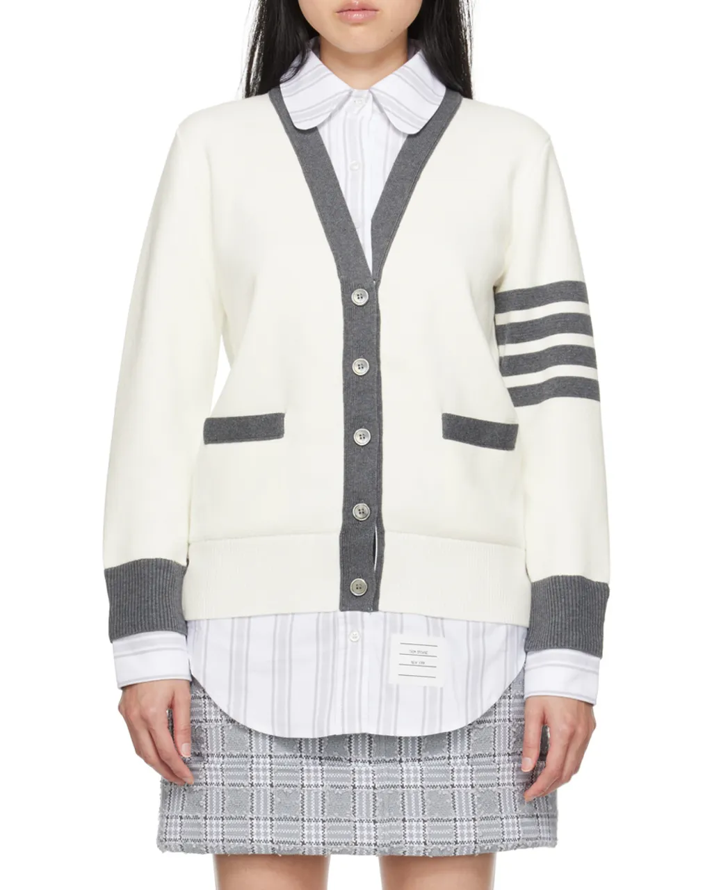 Milano Oxford Layered Shirt Cardigan