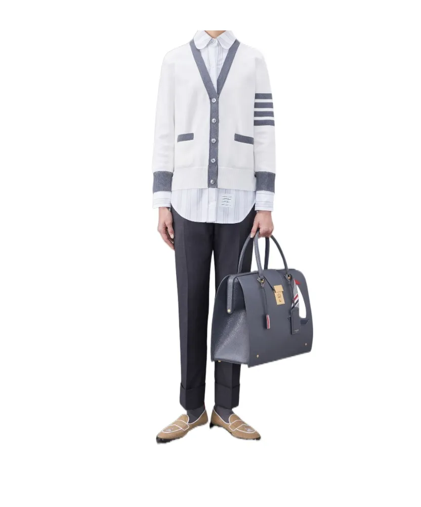 Milano Oxford Layered Shirt Cardigan