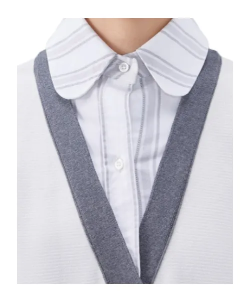 Milano Oxford Layered Shirt Cardigan