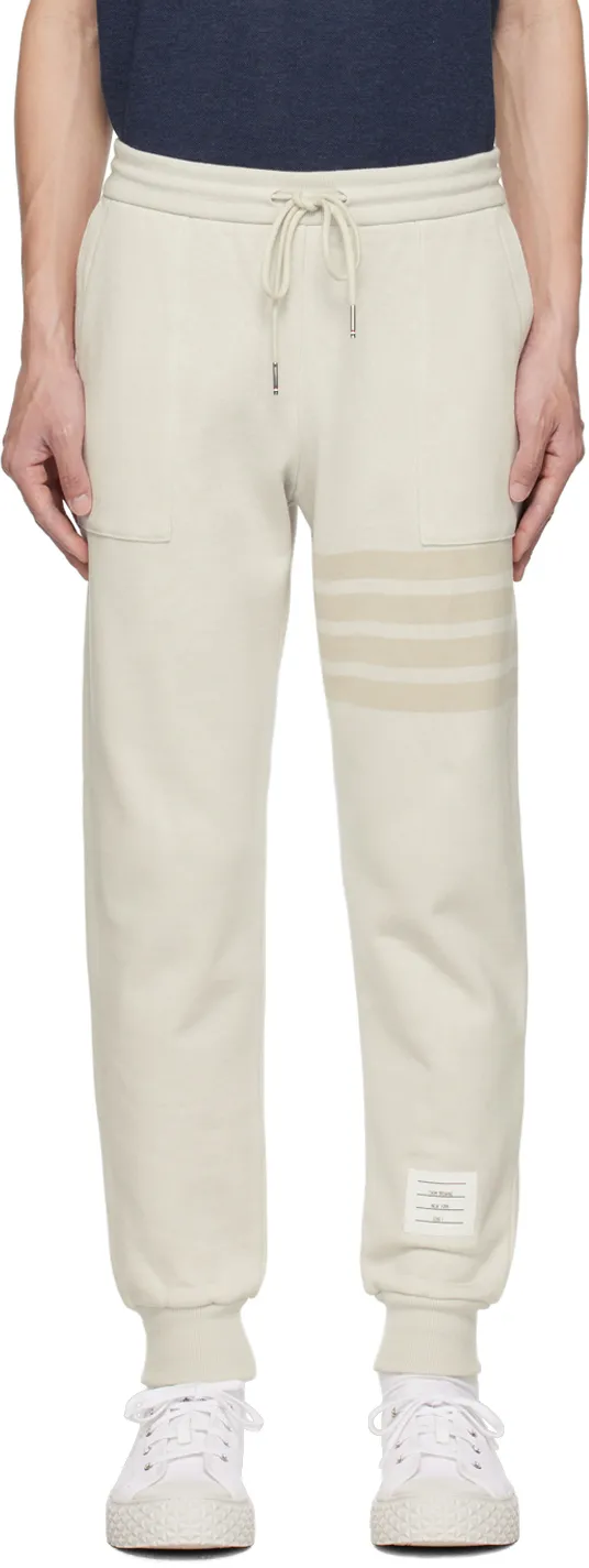 4-Bar Drawstring Track Pants