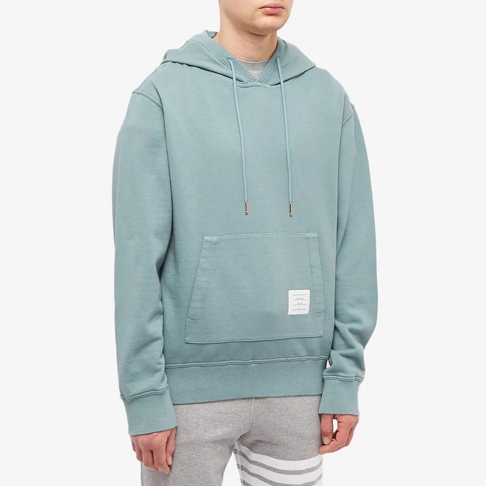 Logo-Patch Drawstring Hoodie