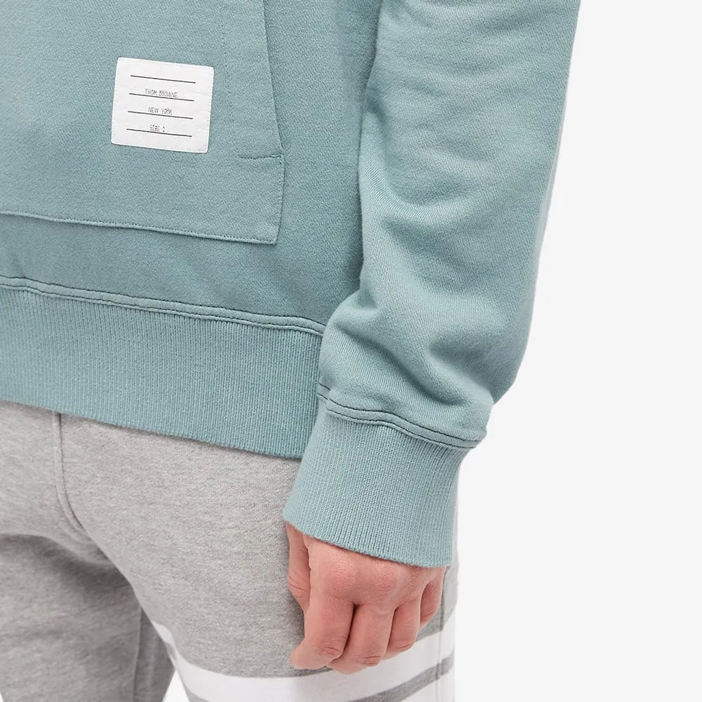 Logo-Patch Drawstring Hoodie