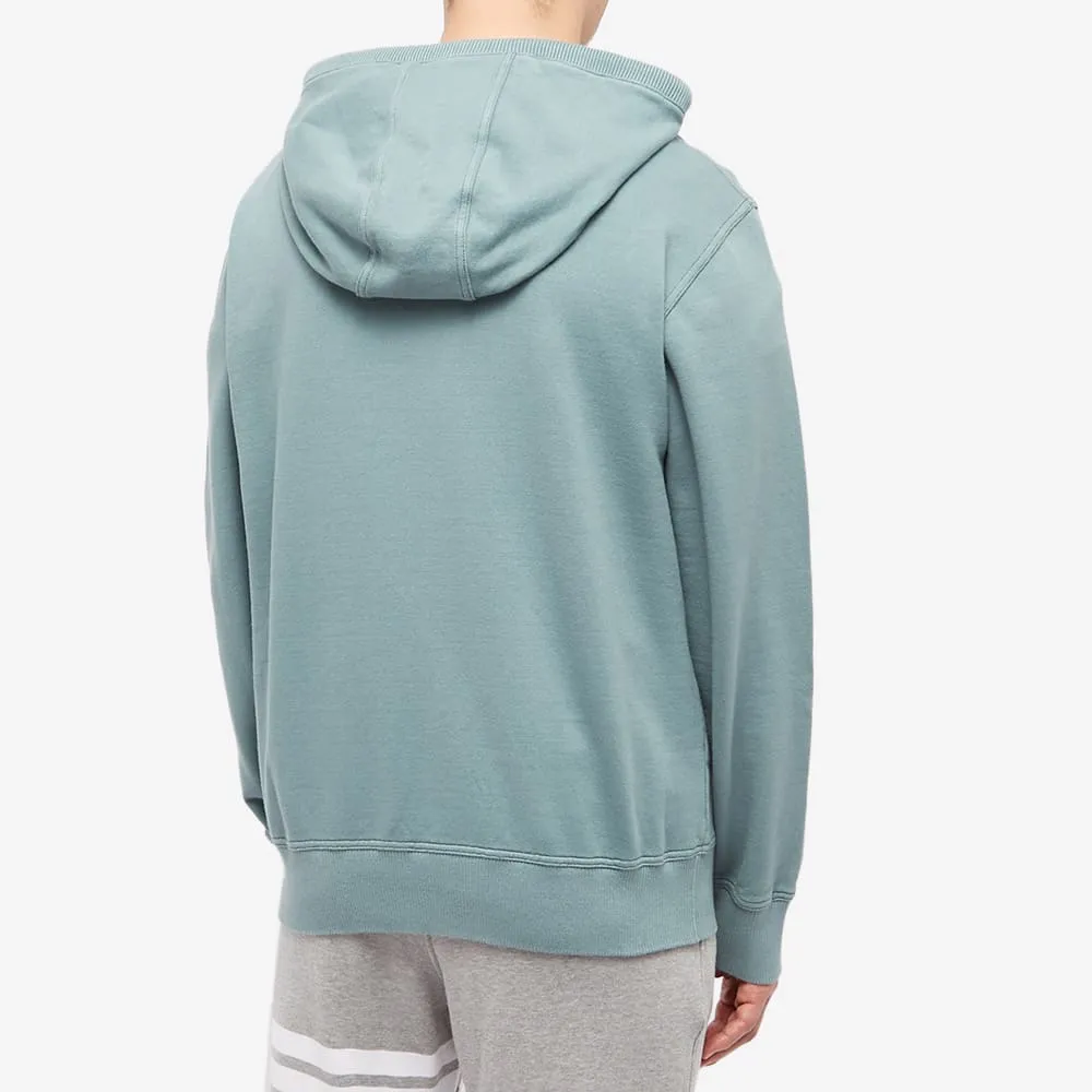 Logo-Patch Drawstring Hoodie