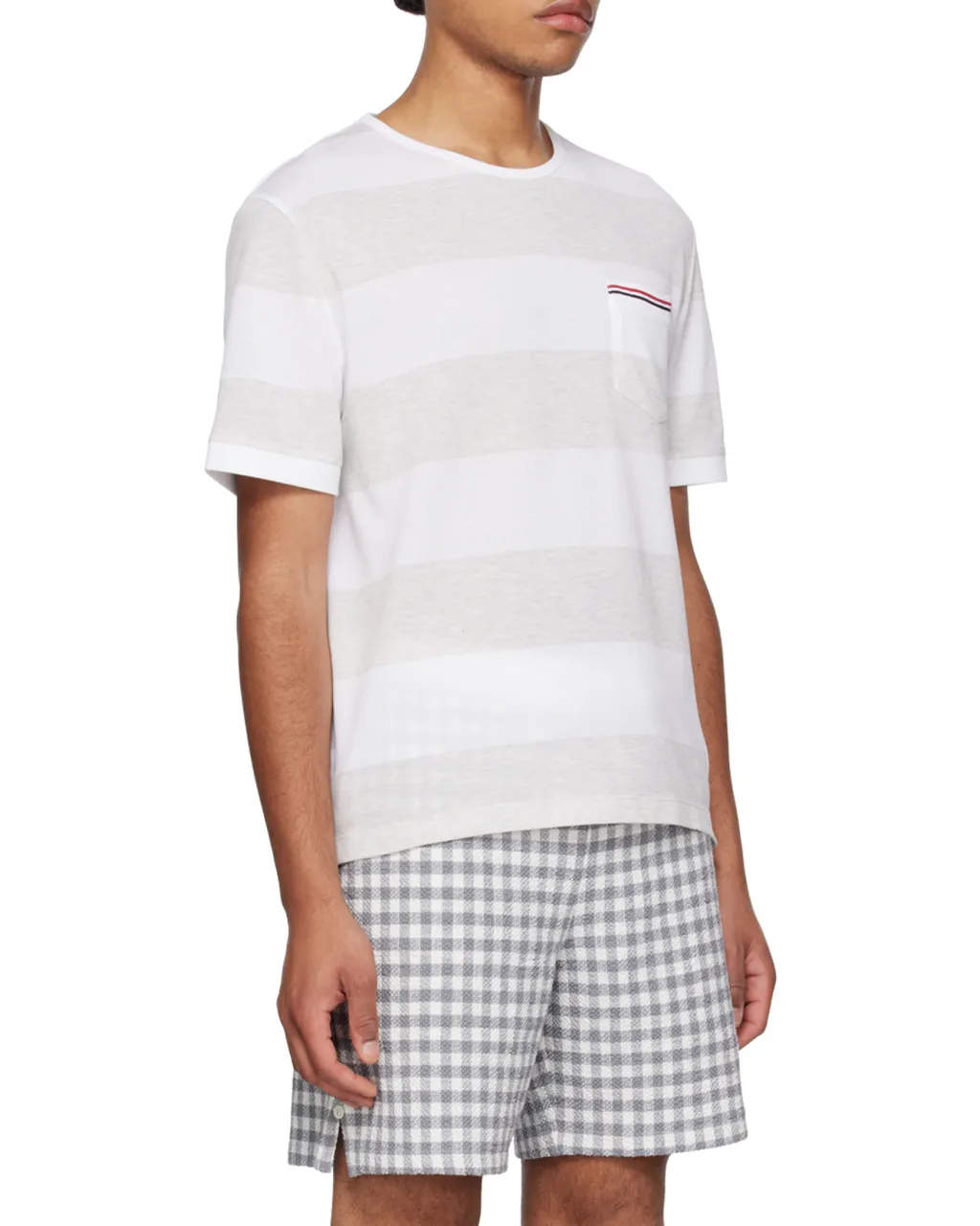 Rugby Stripe Crewneck T-Shirt