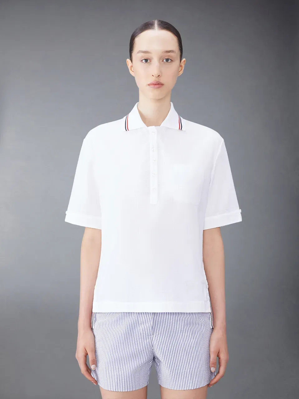 Rwb-Stripe Polo Shirt