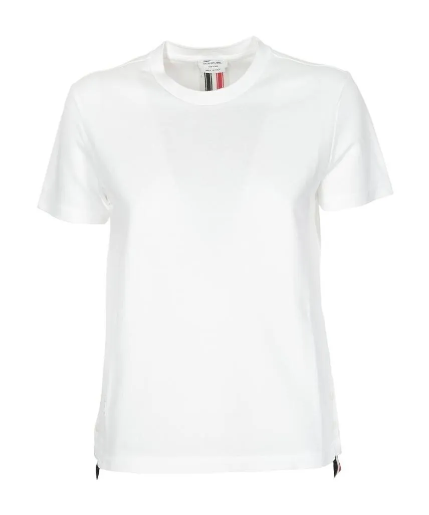 Rwb Stripe Asymmetric Hem T-Shirt