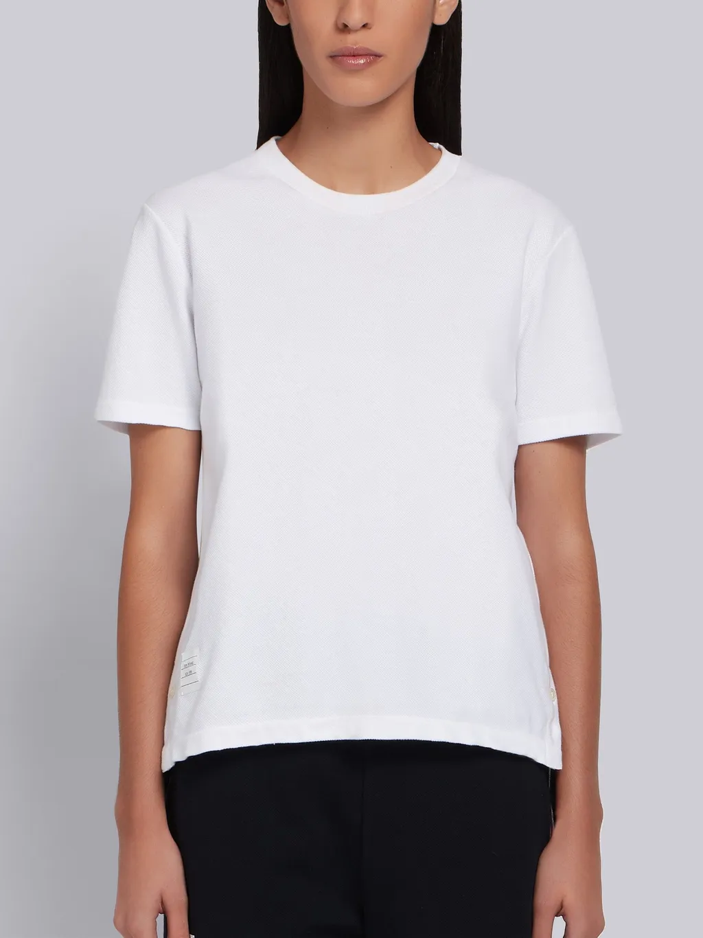 Rwb Stripe Asymmetric Hem T-Shirt