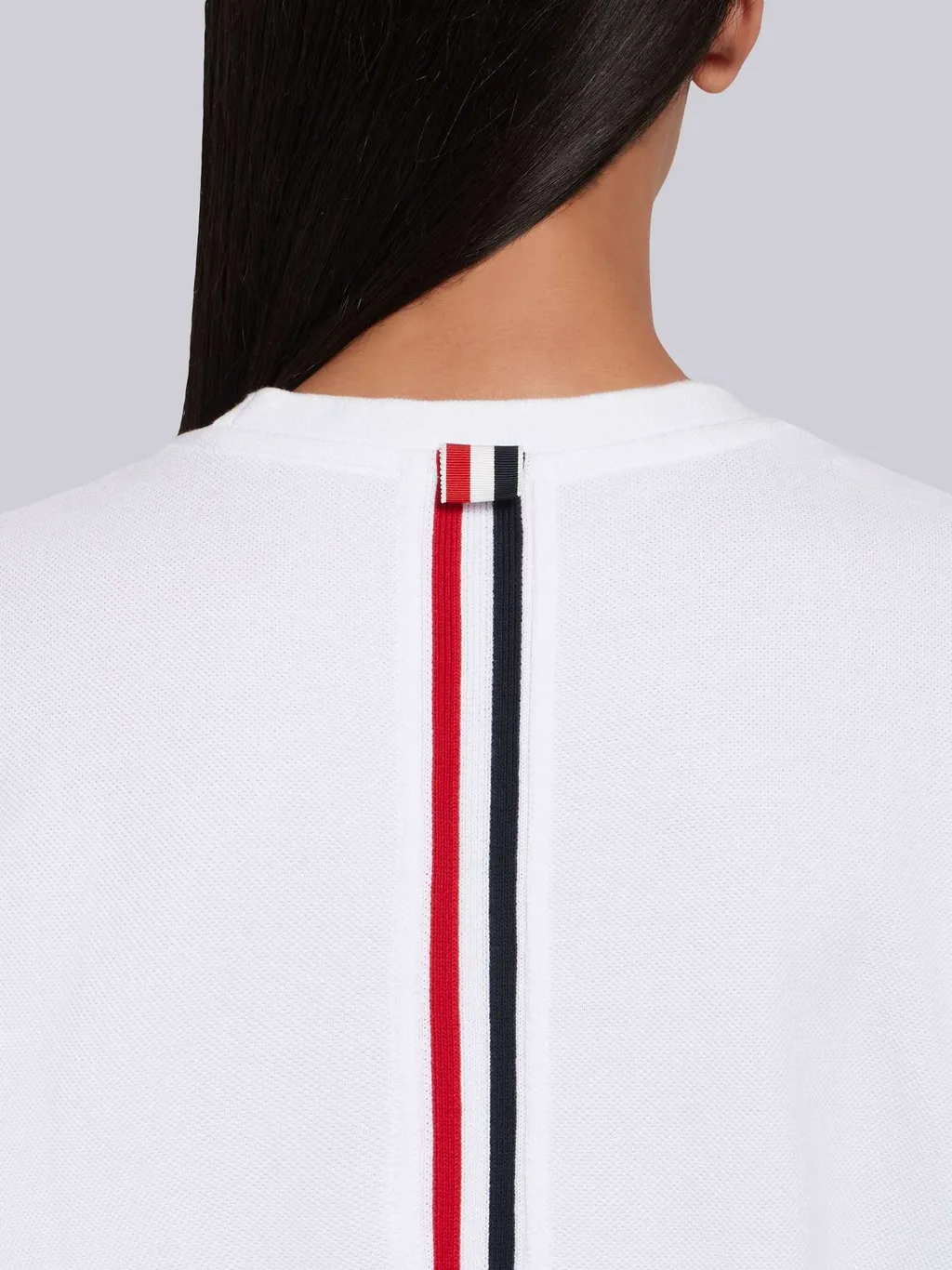 Rwb Stripe Asymmetric Hem T-Shirt