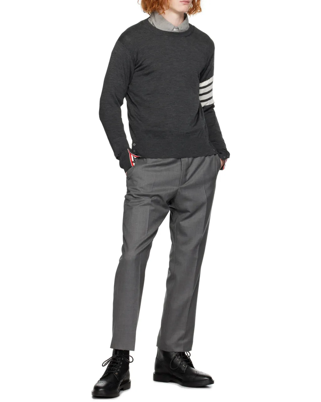 4-Bar Crewneck Jumper