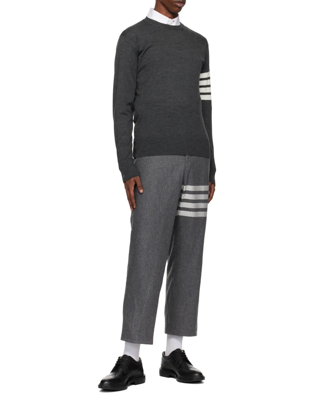 4-Bar Crewneck Jumper