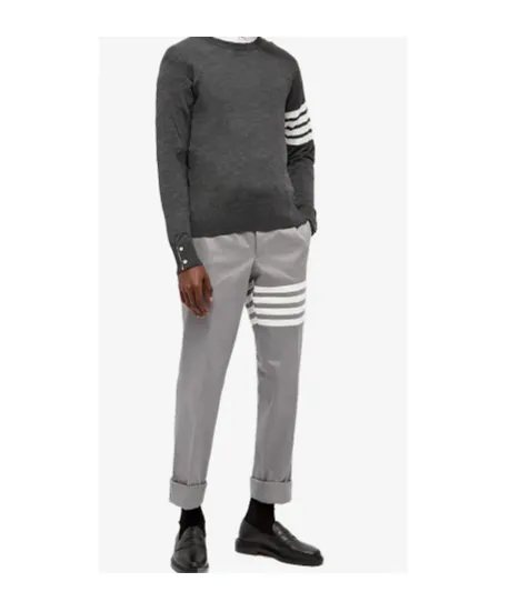 4-Bar Crewneck Jumper