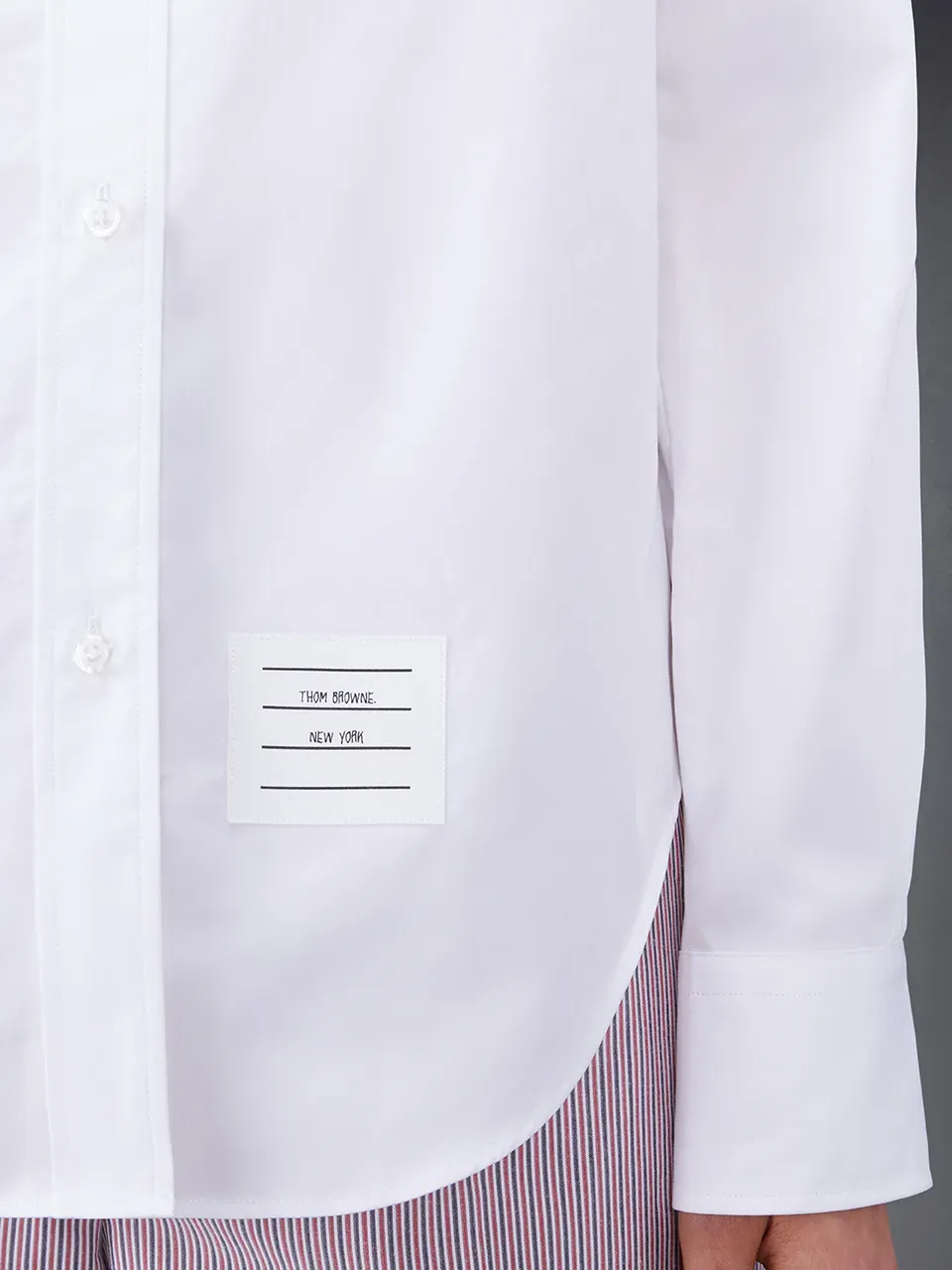 4-Bar Stripe Detailed Poplin Shirt