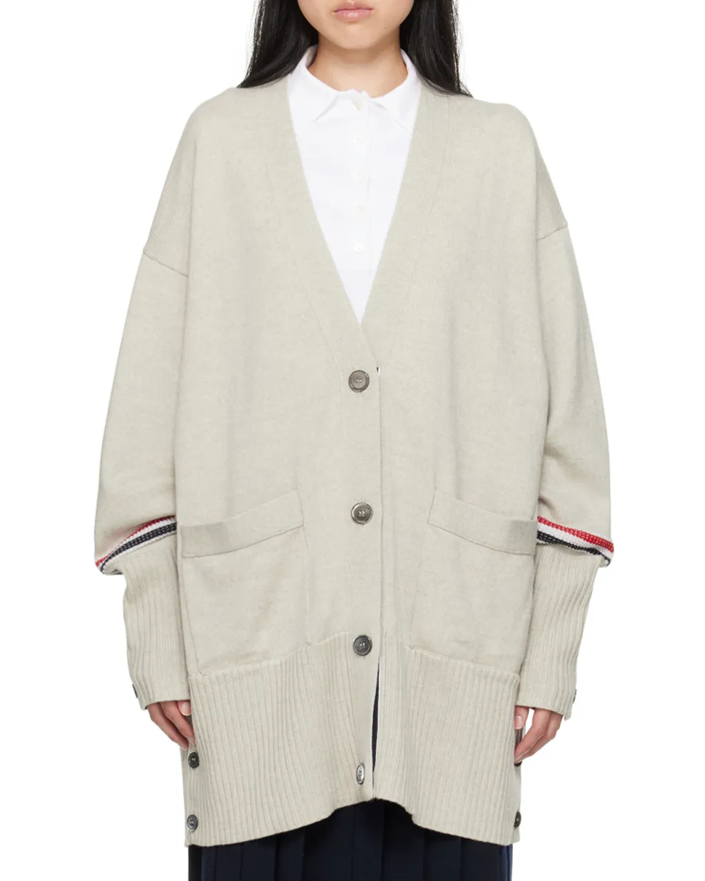 Virgin Wool V-Neck Cardigan