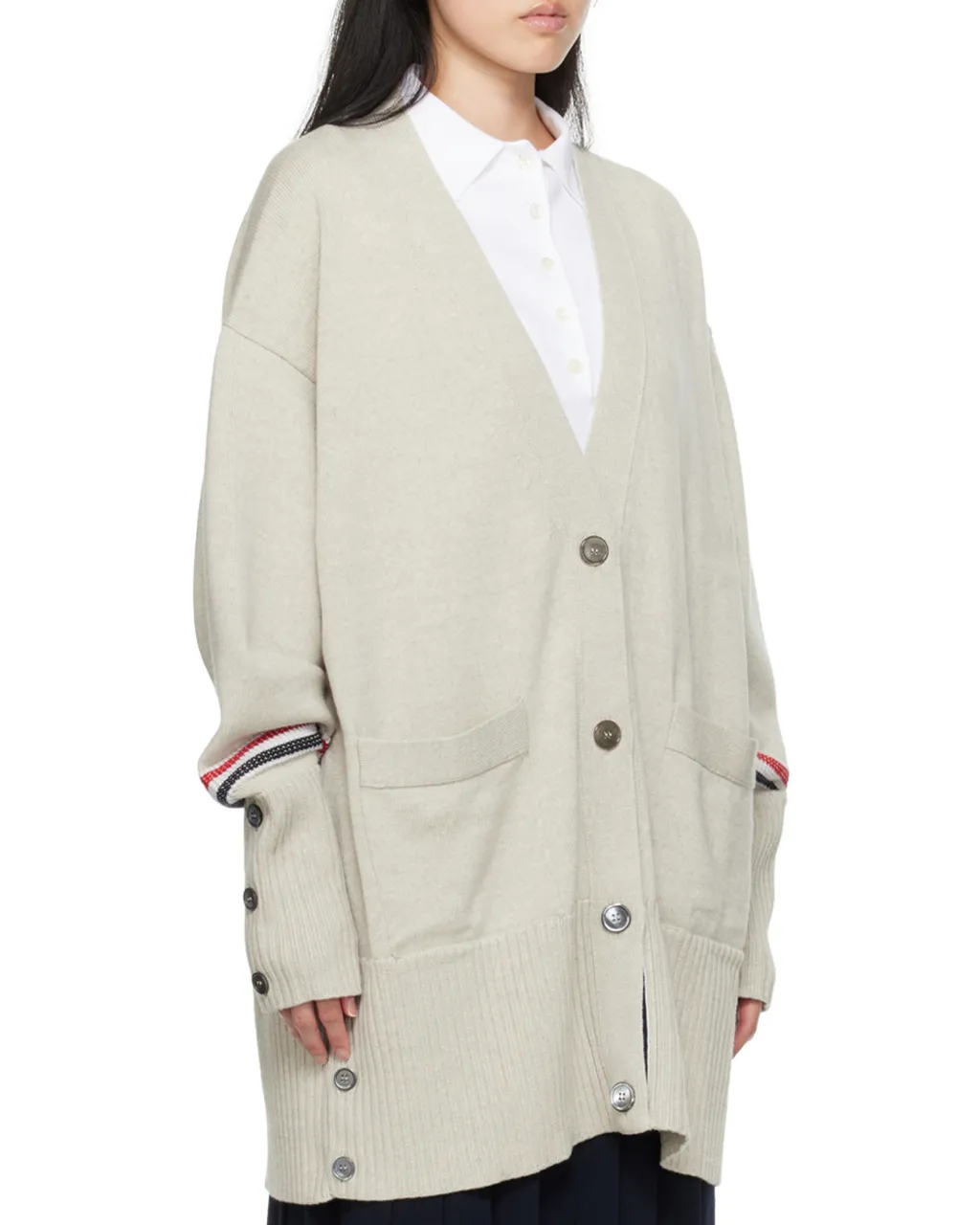 Virgin Wool V-Neck Cardigan