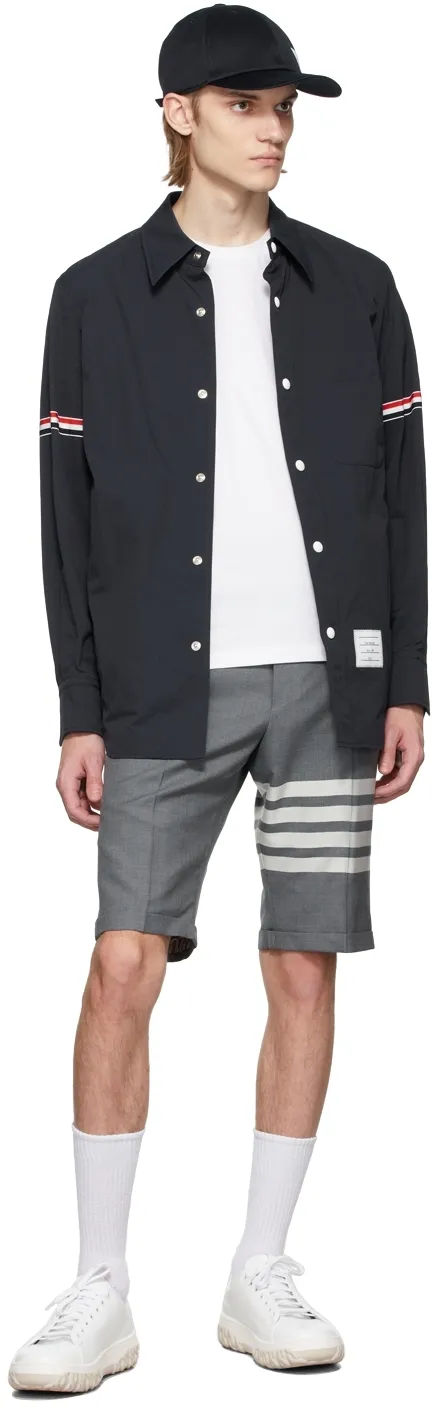 Snap Front Over Shirt Jacket