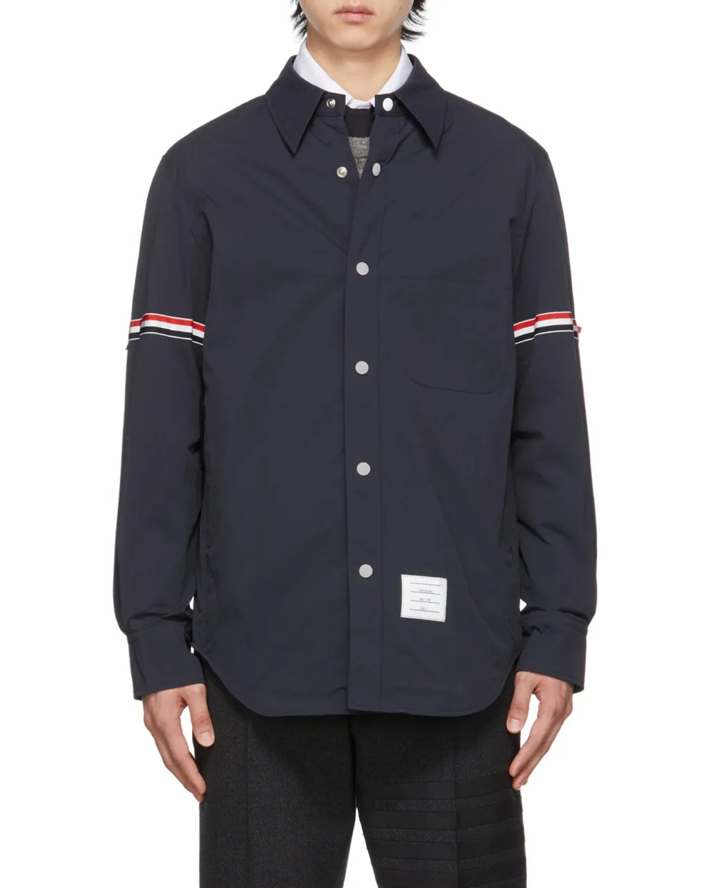 Snap Front Over Shirt Jacket