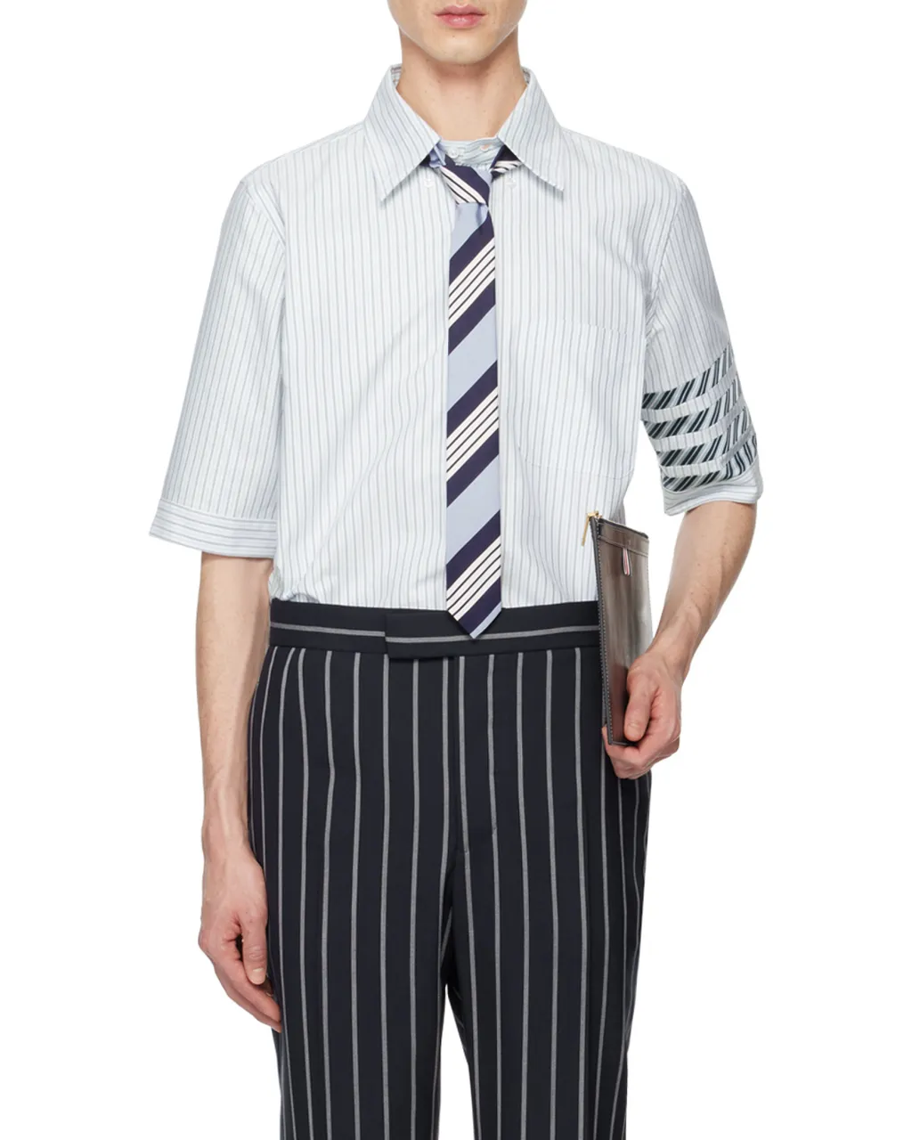 Striped Short-Sleeved Shirt