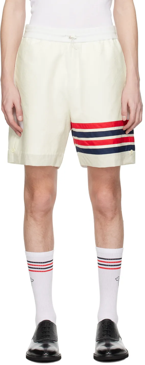 4-Bar Stripe Detailed Shorts