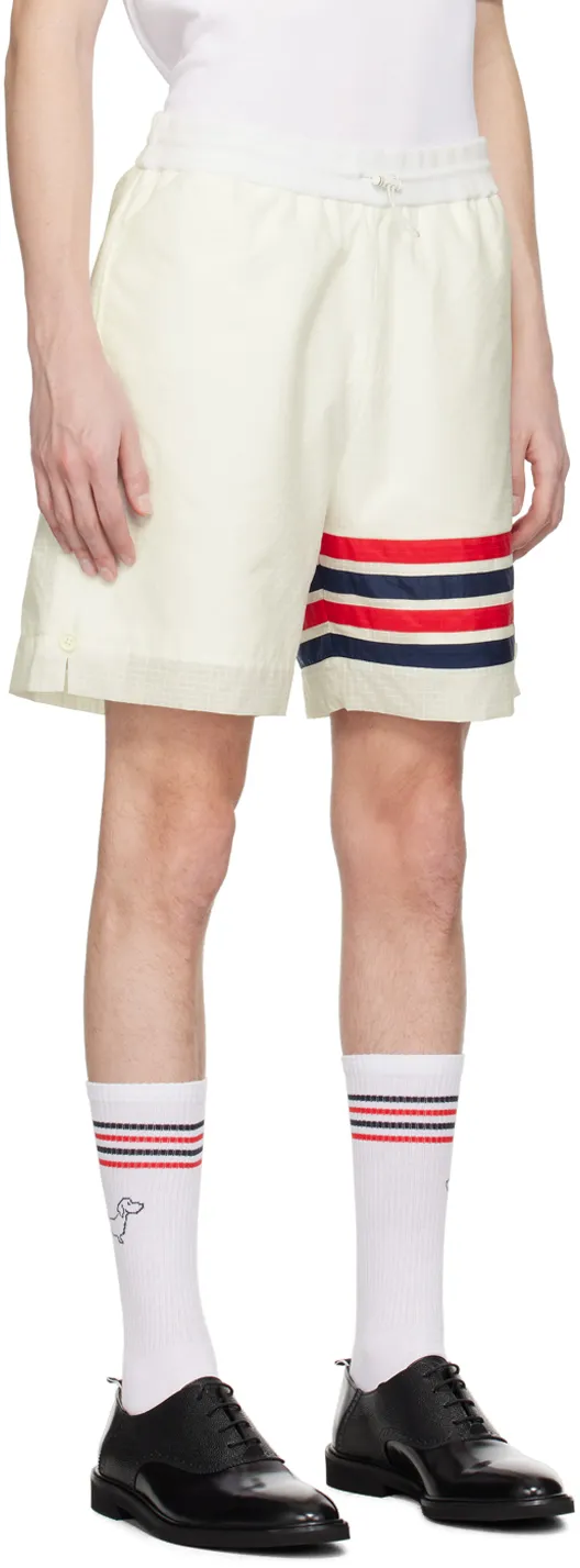 4-Bar Stripe Detailed Shorts