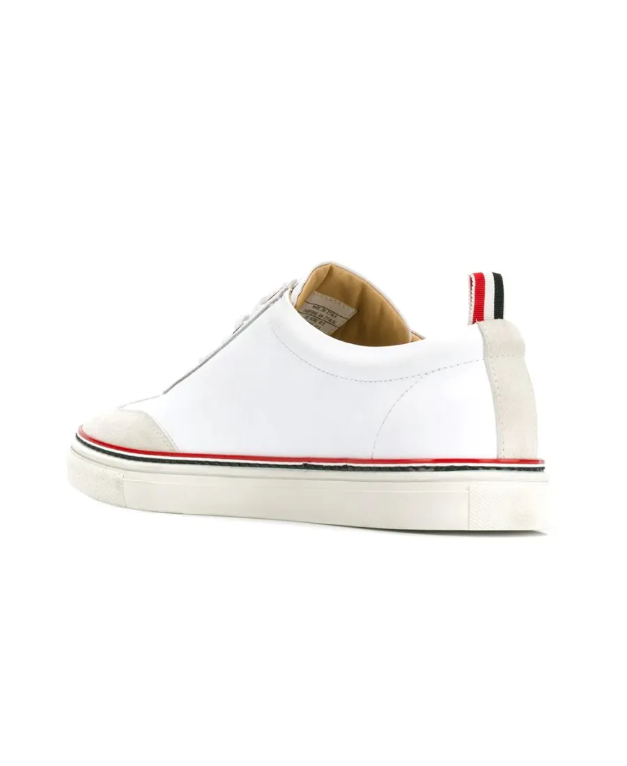 Striped Trim Low-Top Sneakers