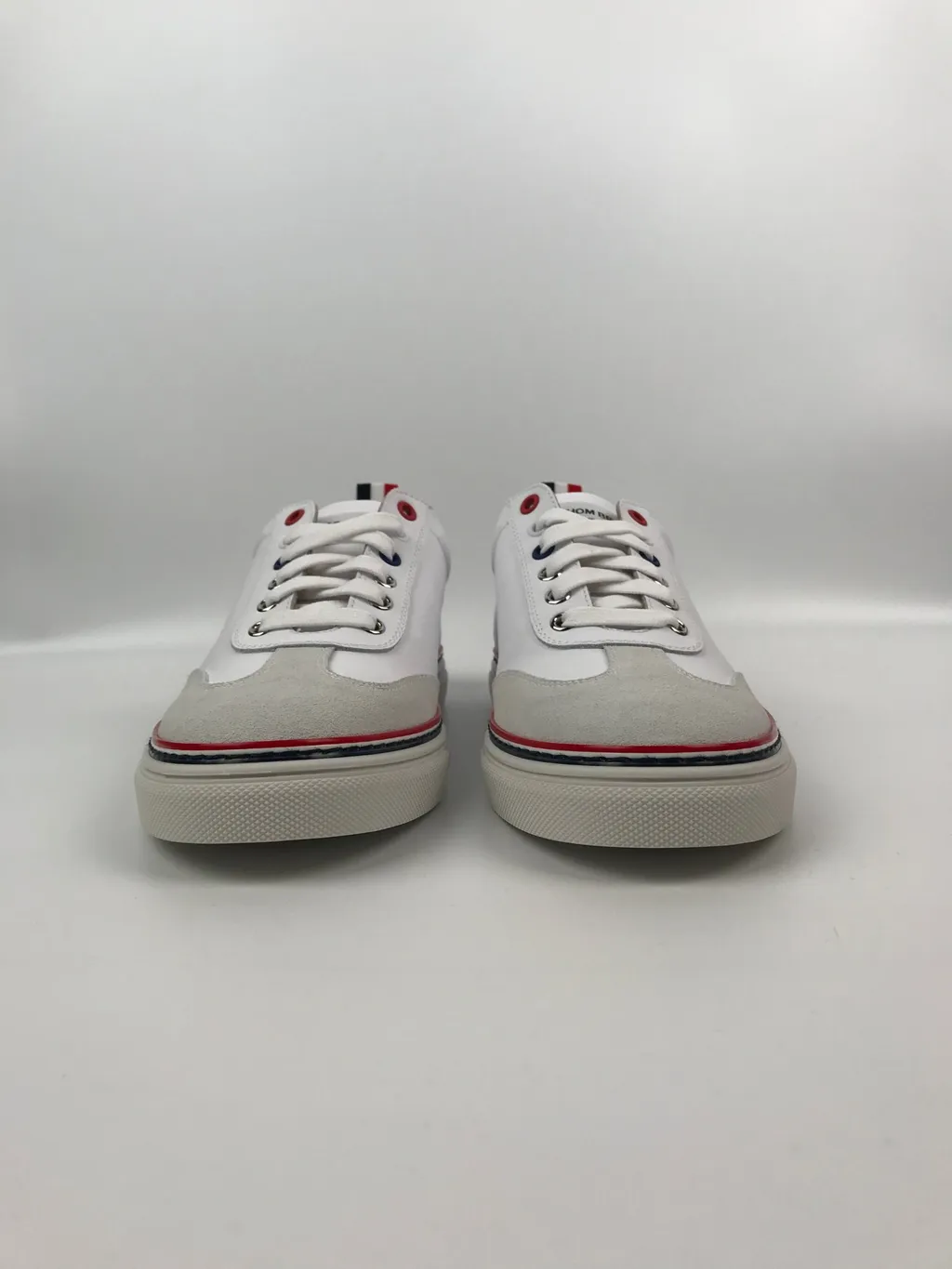Striped Trim Low-Top Sneakers