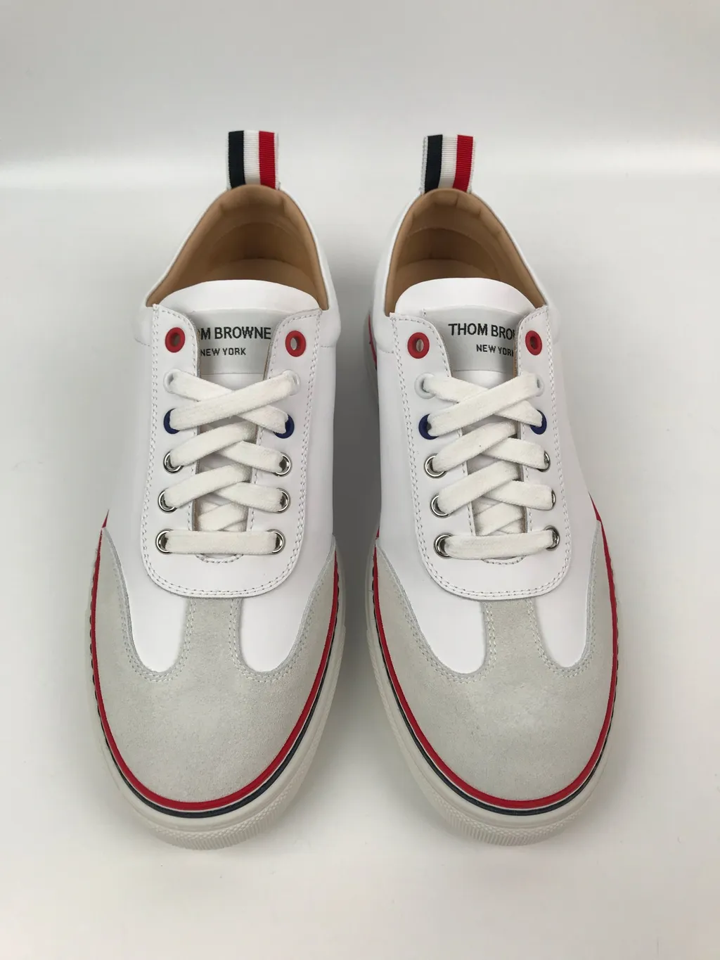 Striped Trim Low-Top Sneakers
