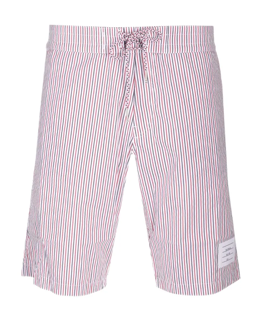 Striped Drawstring Swimming Shorts