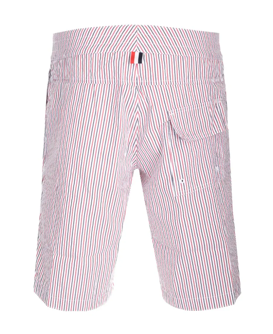 Striped Drawstring Swimming Shorts