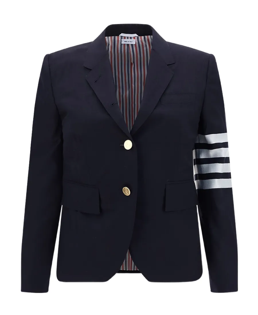 4-Bar Cropped Blazer