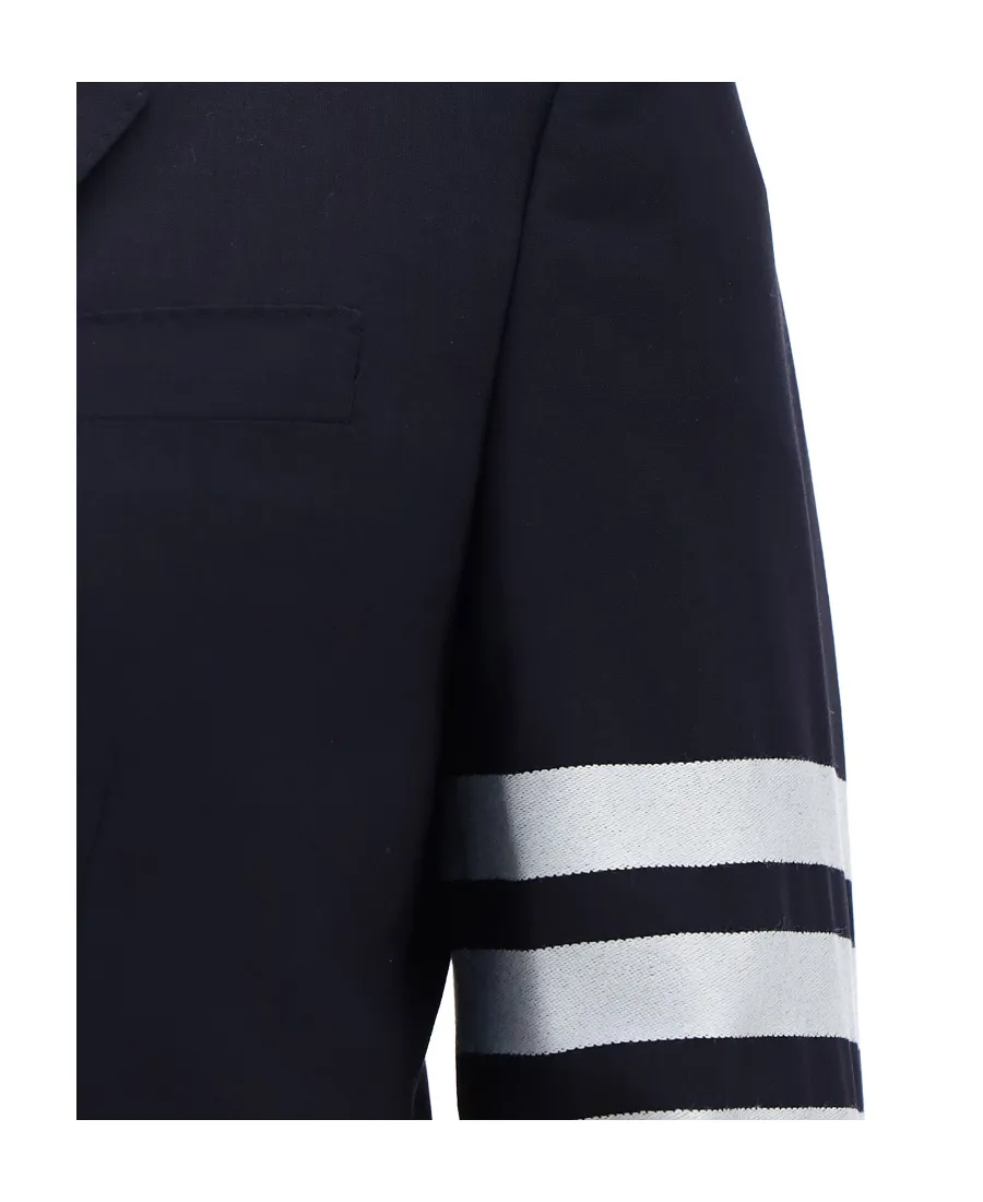 4-Bar Cropped Blazer