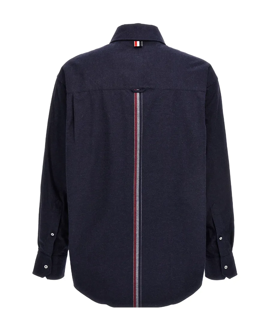 Rwb Striped Oversized Shirt