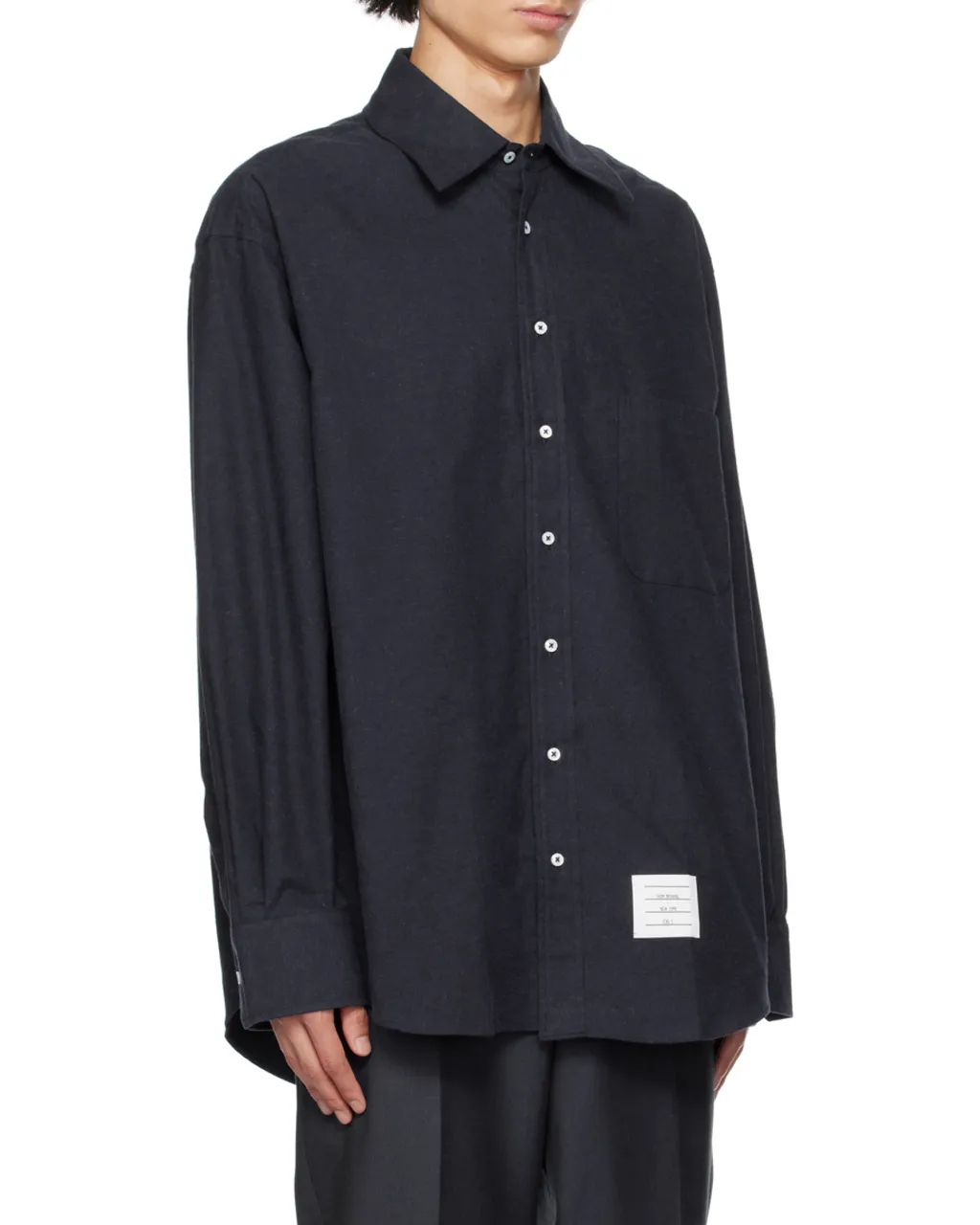 Rwb Striped Oversized Shirt