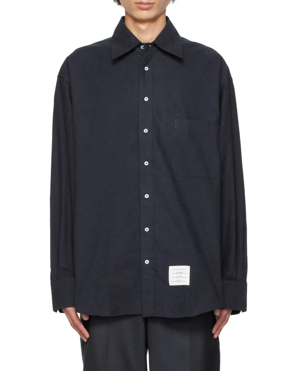 Rwb Striped Oversized Shirt