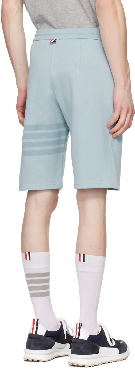 4-Bar Drawstring Track Shorts