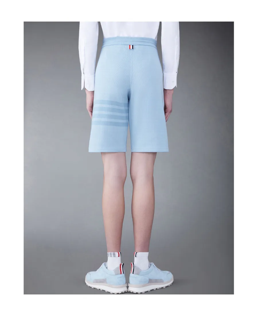 4-Bar Drawstring Track Shorts