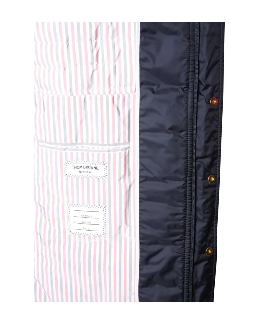 4-Bar Hooded Down Coat